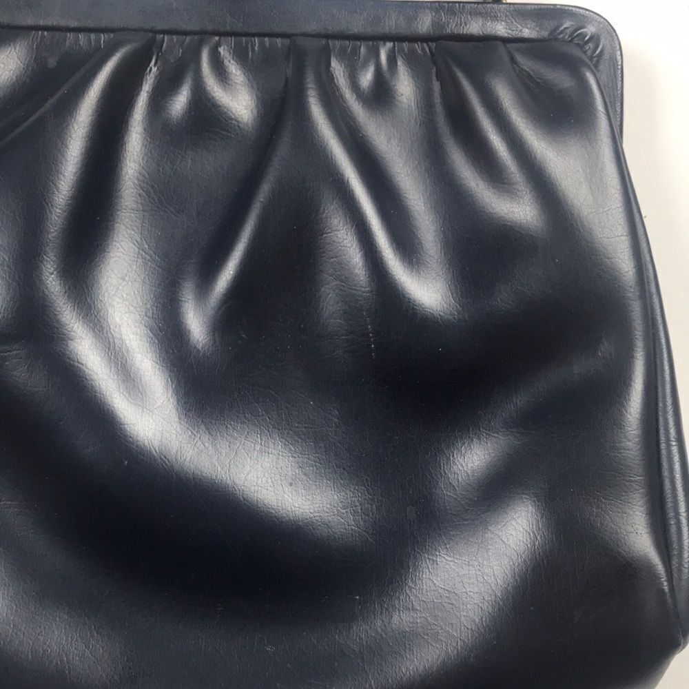VTG,  Purses The 80 Nevy Blue Women Bag - Picture 14 of 14